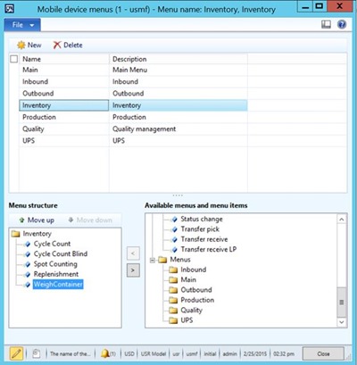 clip_image015 Mobile device menu name and inventory.