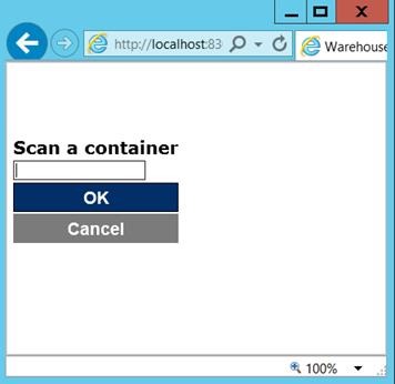 clip_image017 Executing workflow from the mobile device portal.