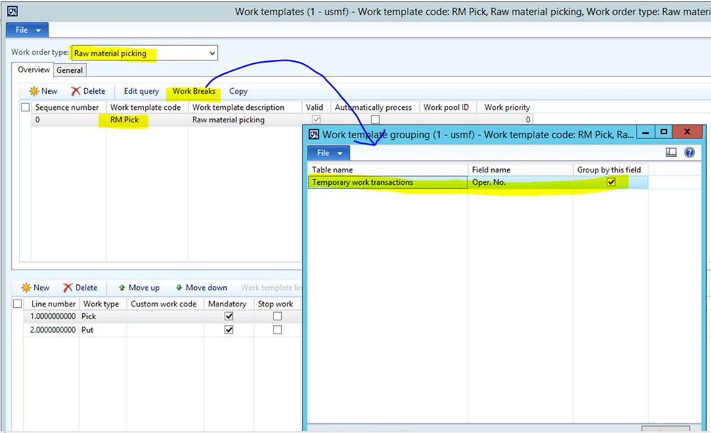 Work template.