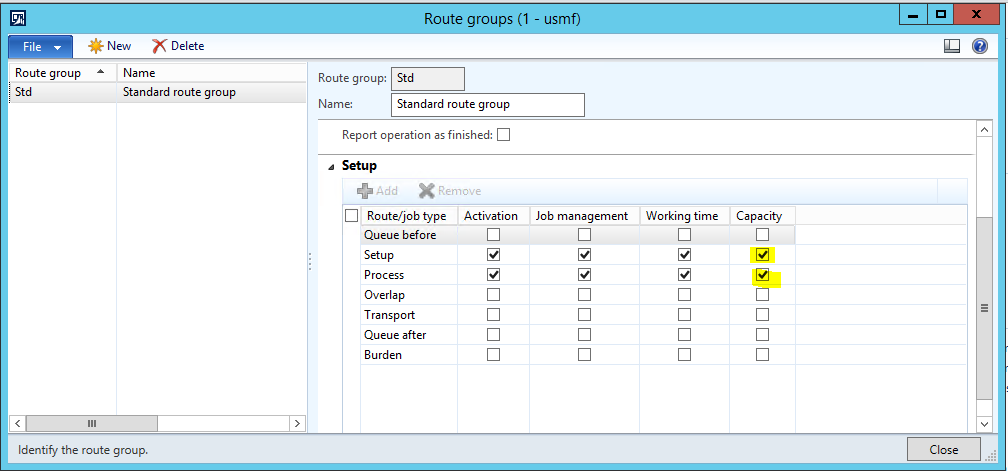 Route groups.