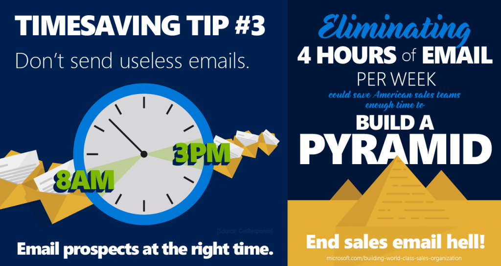 Timesaving tip number three.