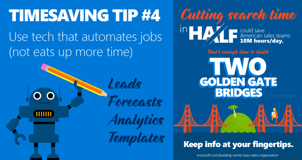 Timesaving tip number four.