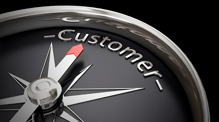a close up of a clock