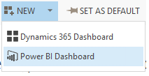Choose Dynamics Power BI Dashboard