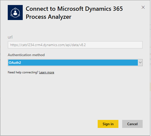 Set the authentication method