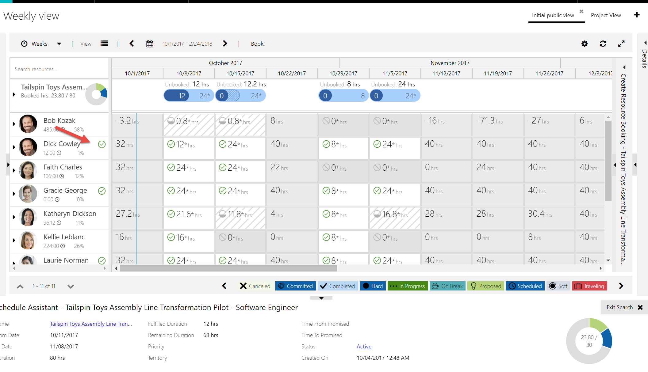Check mark to indicate fully available resources