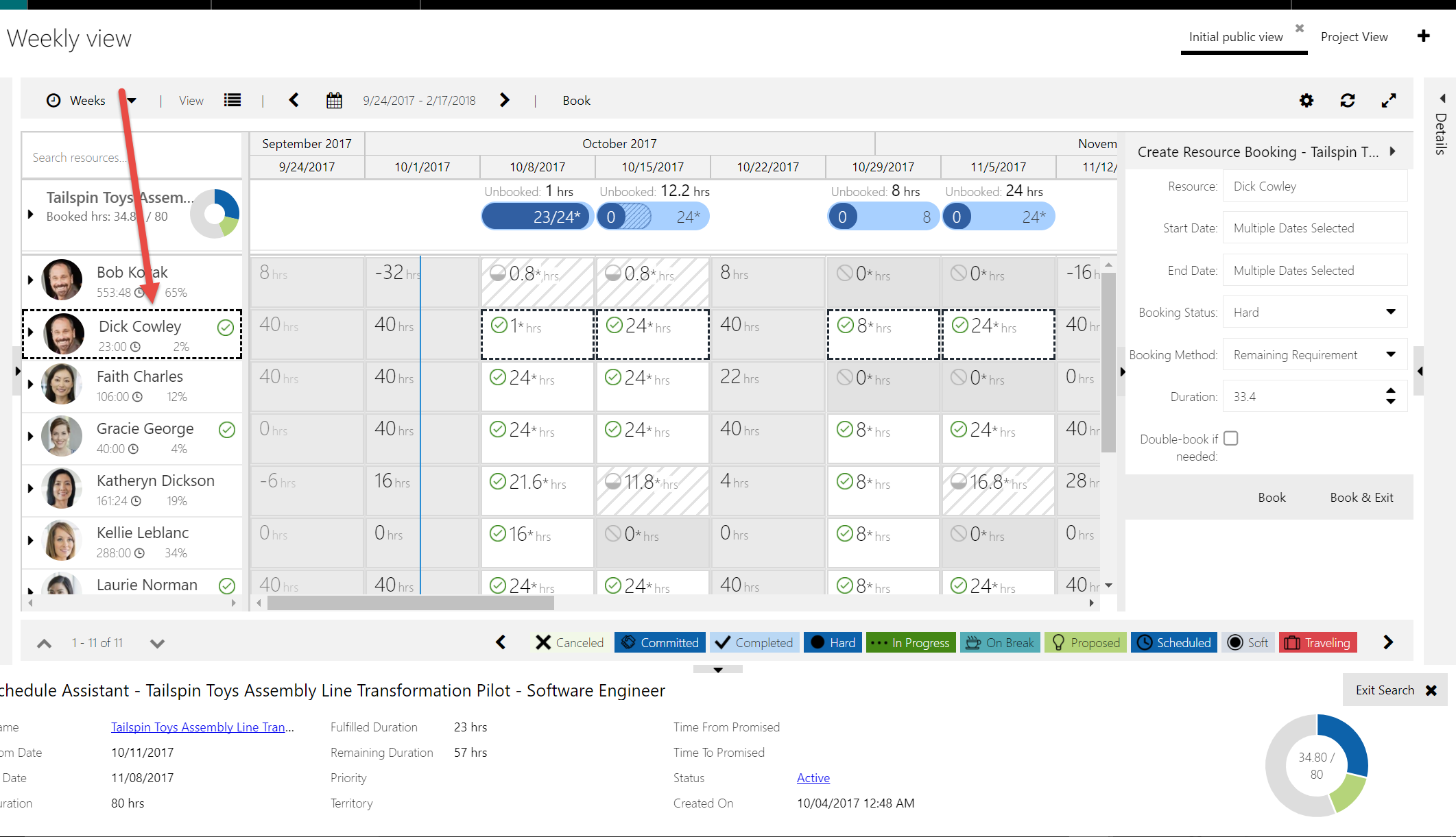 Enhanced booking experience