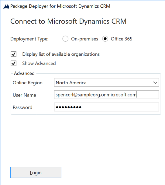 Connect to Microsoft Dynamics CRM