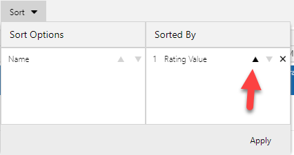 Choose a sort option