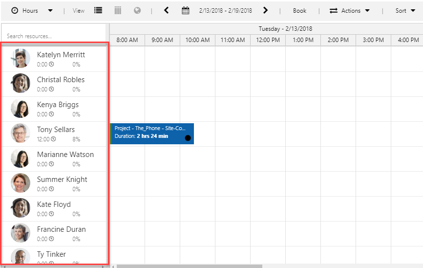 Click Apply to execute sort options