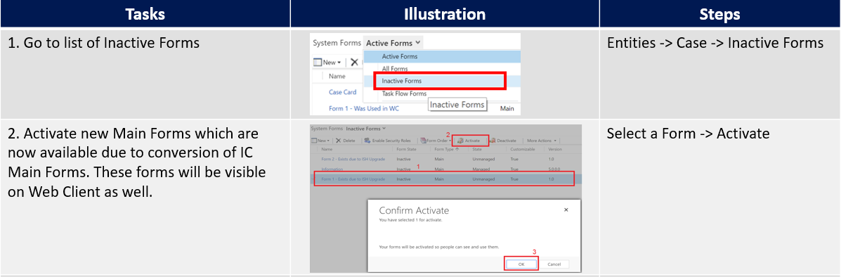 Post upgrade configurations for system administrators