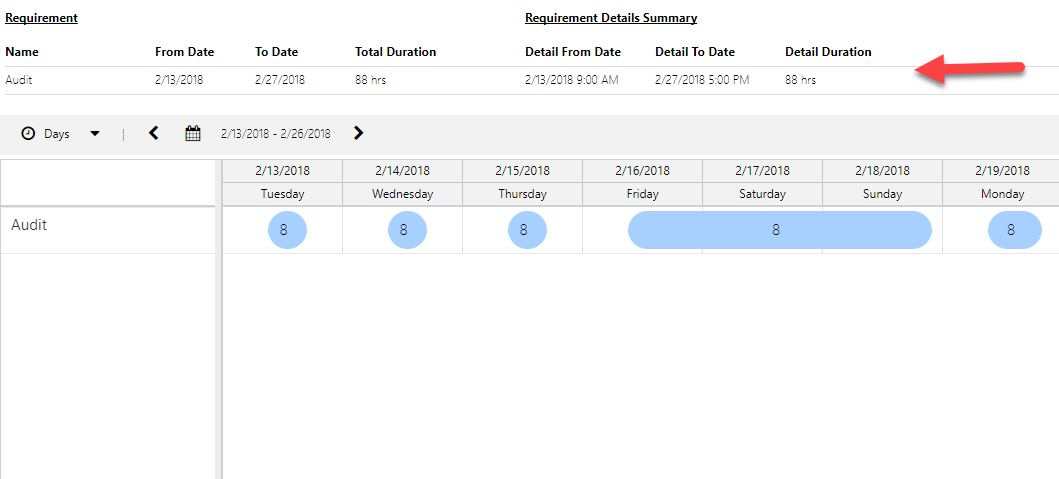 Specify Pattern Top Section UI