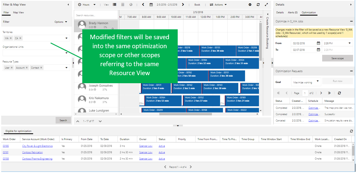 Modified filters