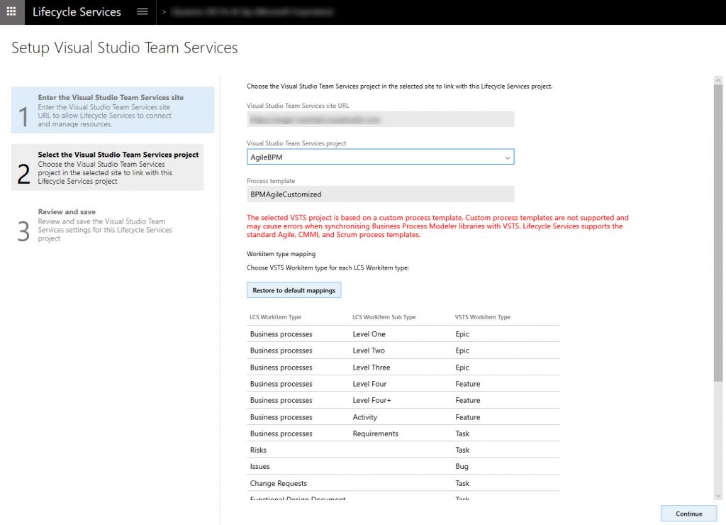Screenshot of Error