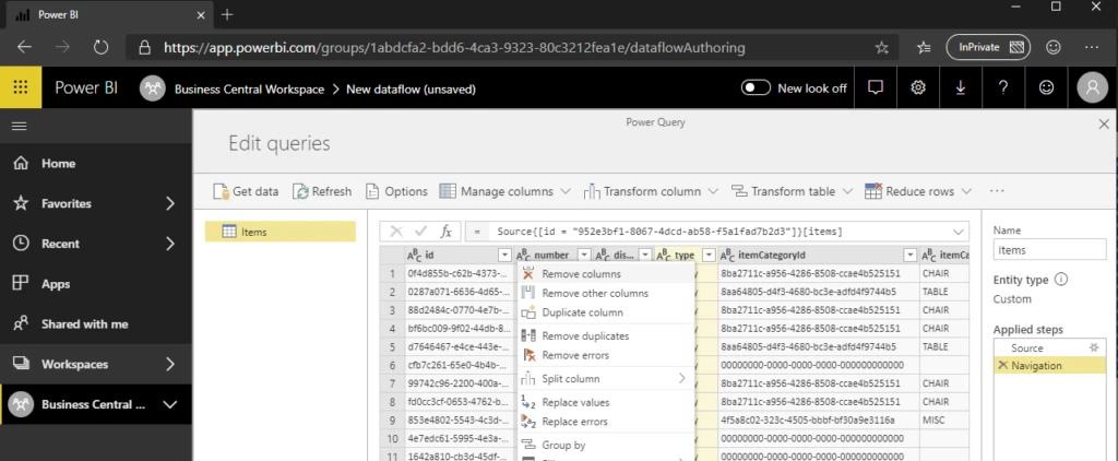 Adjust query