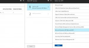 API Selection