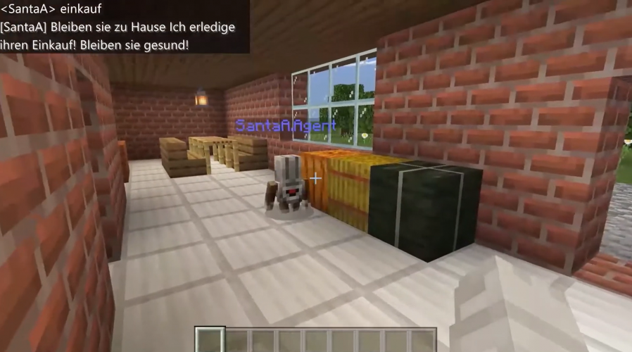Minecraft game programmed by Carlos