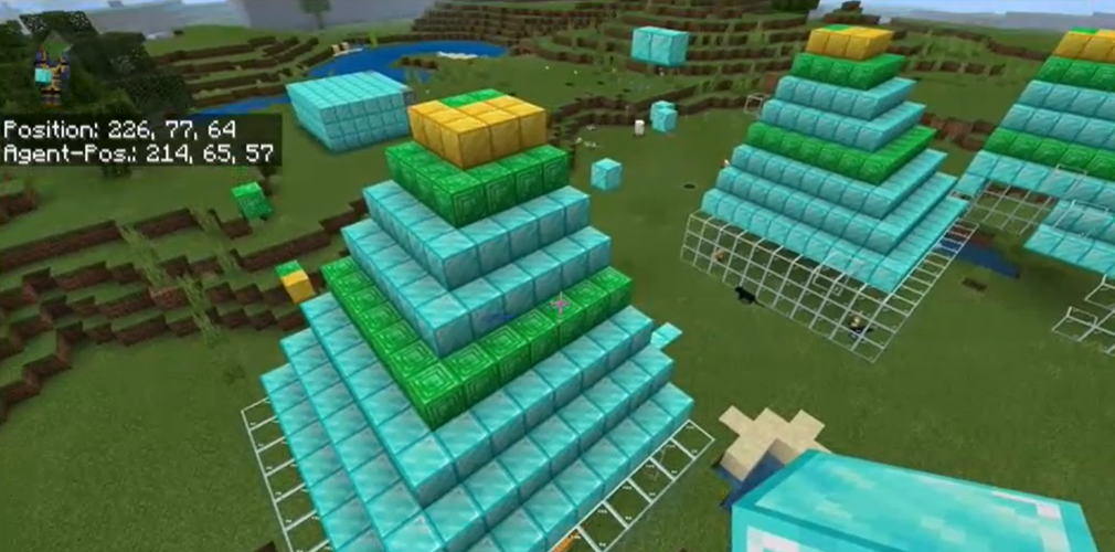 Minecraft game programmed by Jesse