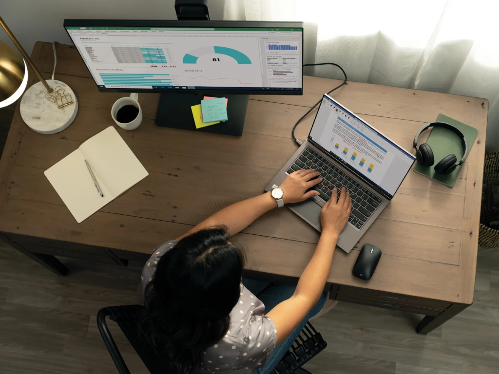 Working remotely from home. Security policies help employees be more productive.