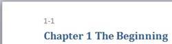 Chapter number plus page number