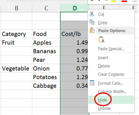 graphical user interface, application, table, Excel