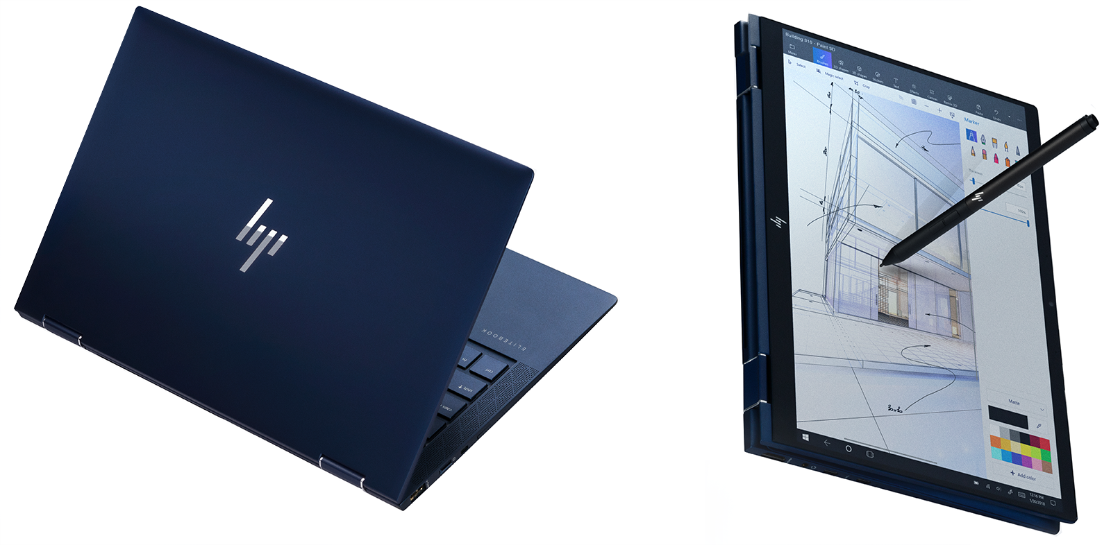 Image of the HP Elite Dragonfly.