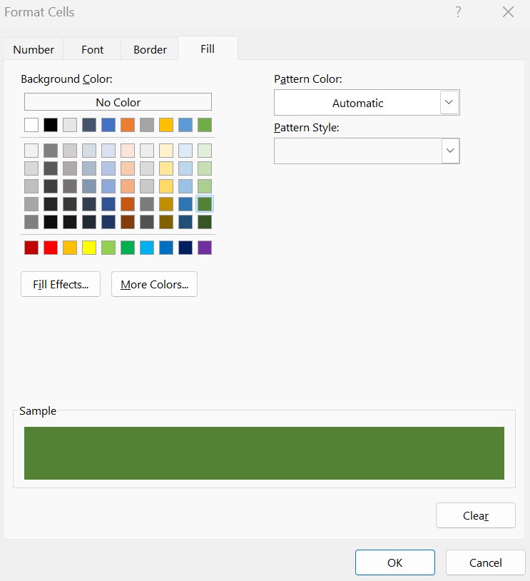 Customize the format of your condition by clicking on the Format button.
