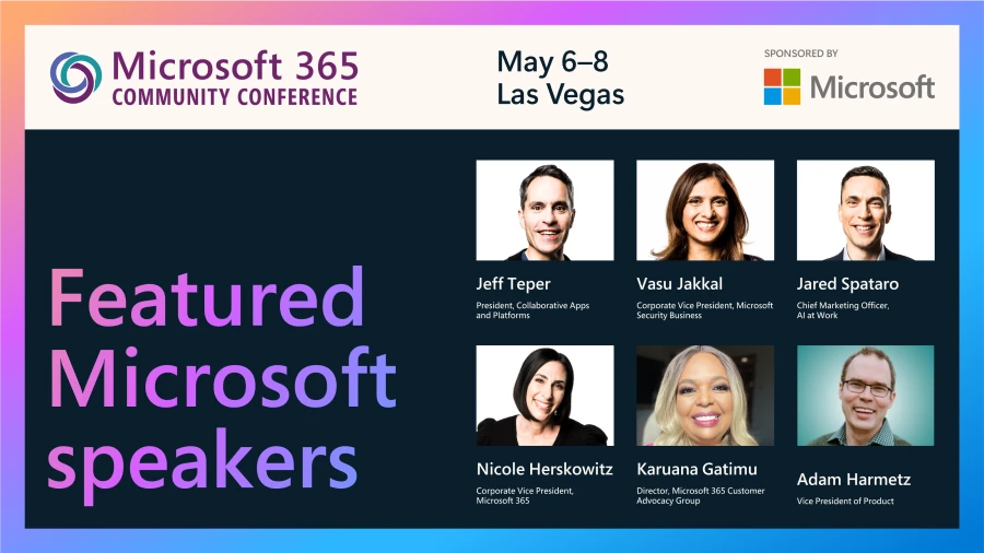 A group of people on a conference
