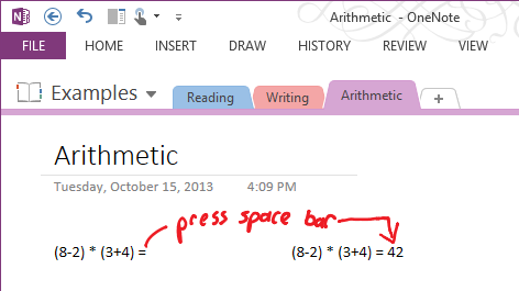 Making comments in Draw with Touch continued