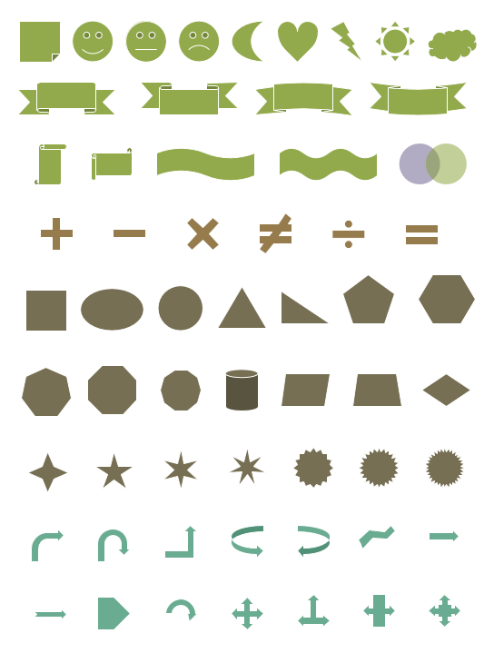 modern Visio Basic Diagram shapes modern Visio Basic Diagram shapes