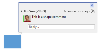 Visio comment Visio comment