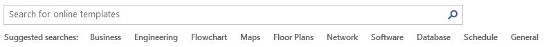 Visio start search Visio start search
