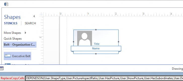 ReplaceCopyCells ShapeSheet cell on the Organization Chart shapes ReplaceCopyCells ShapeSheet cell on the Organization Chart shapes