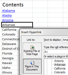 Creating a table of contents Creating a table of contents
