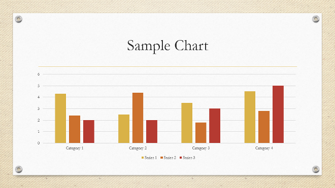 Sisal660 Another Bamboo theme style showing sample chart in different colors