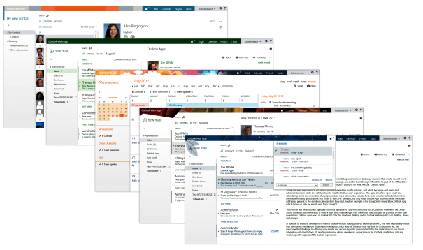clip_image004 example of multiple themes for microsoft outlook