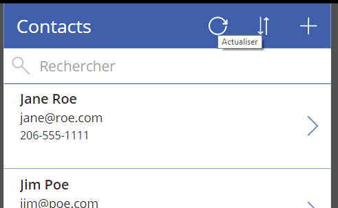 App in French
