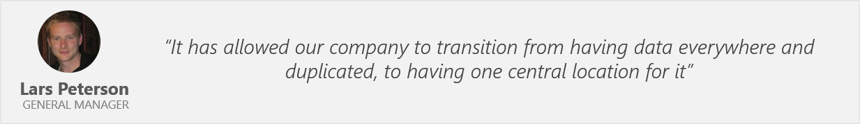 Lars Peterson quote