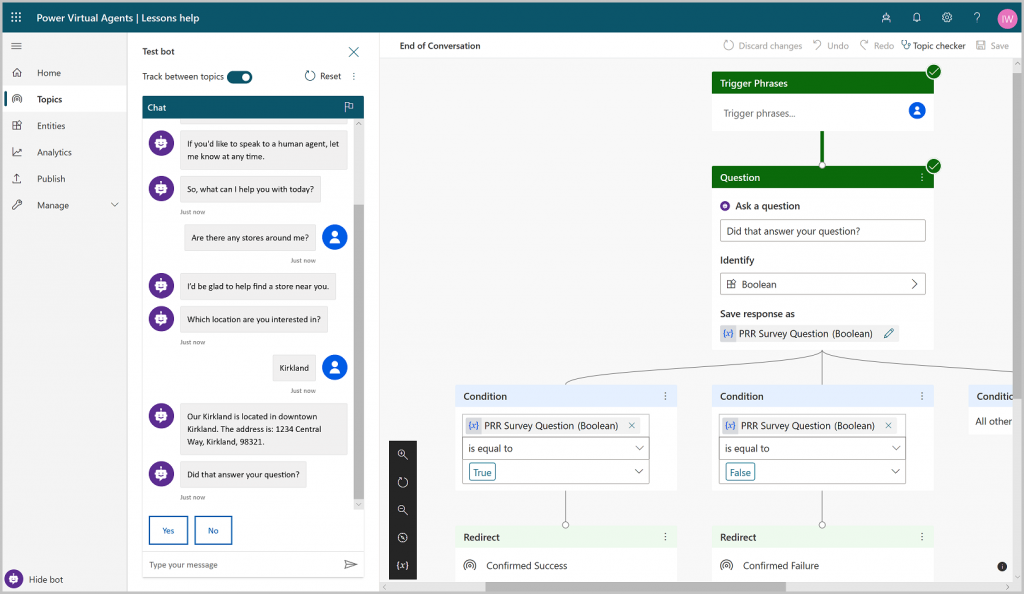 Power Virtual Agents enabling everyone to build intelligently