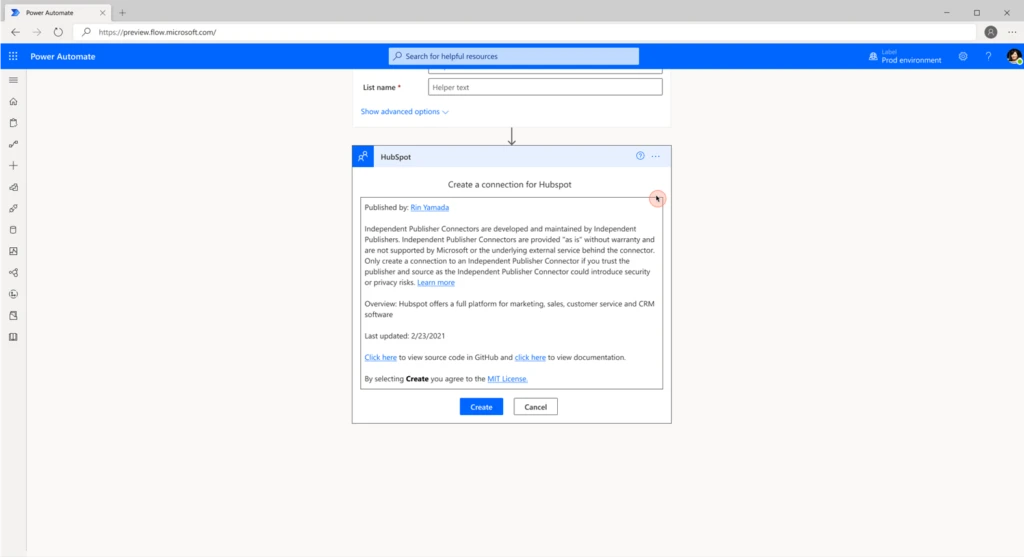 Independent Publisher connectors will surface directly within Microsoft Power Platform products