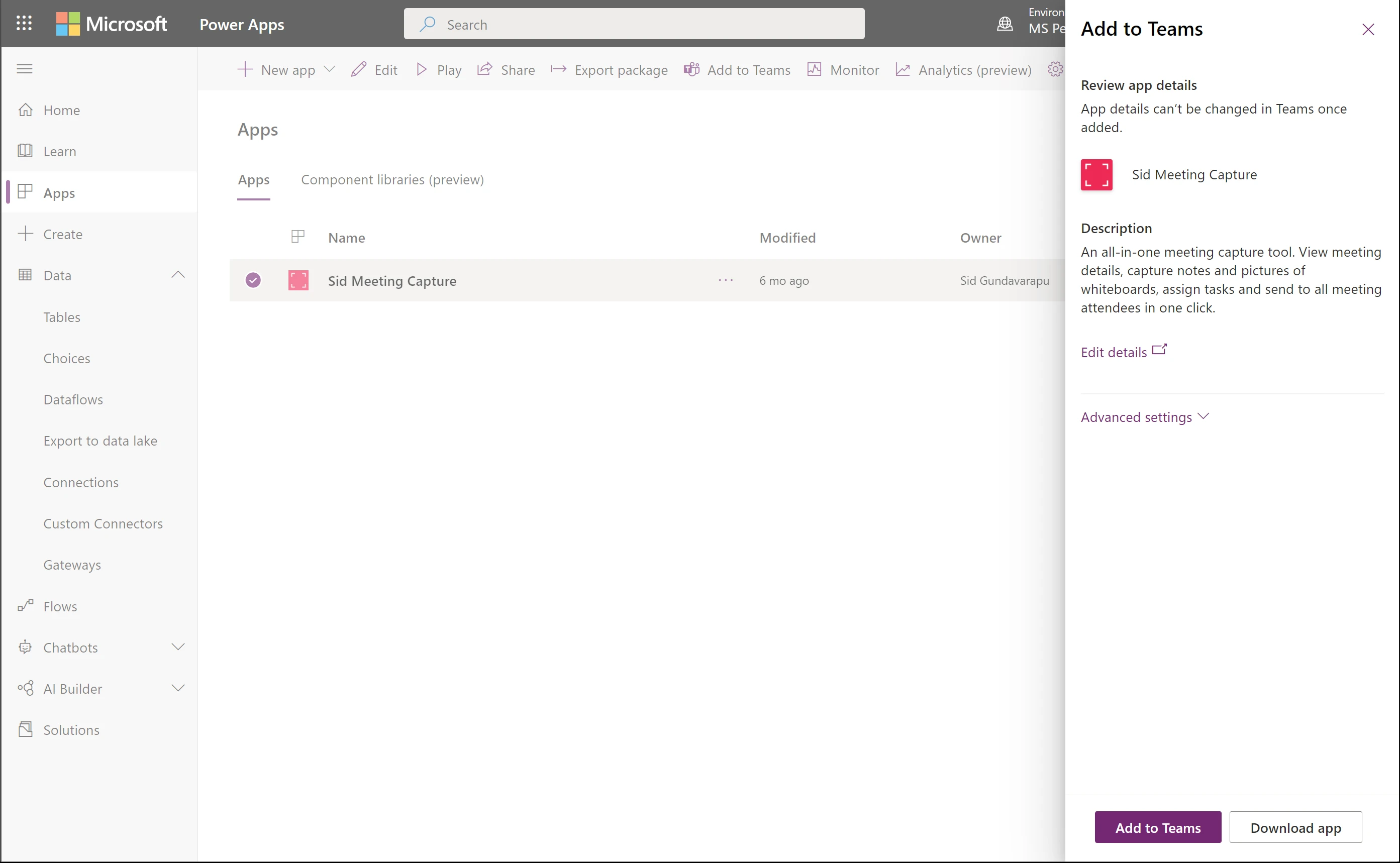 graphical user interface, application, Teams
