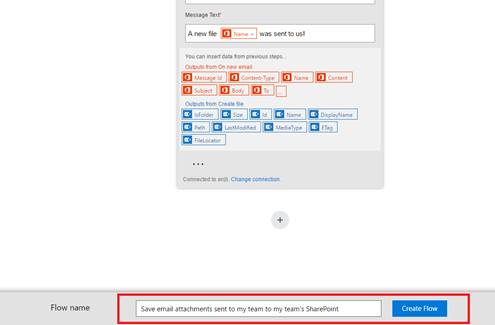 Create flow screenshot.