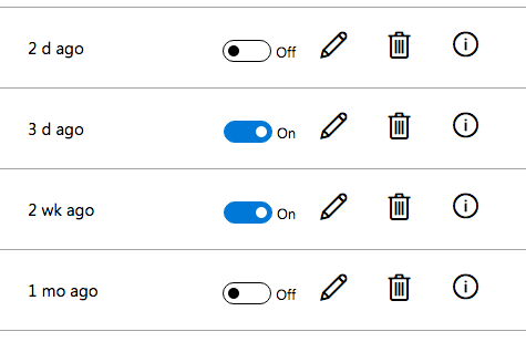 On and off switch