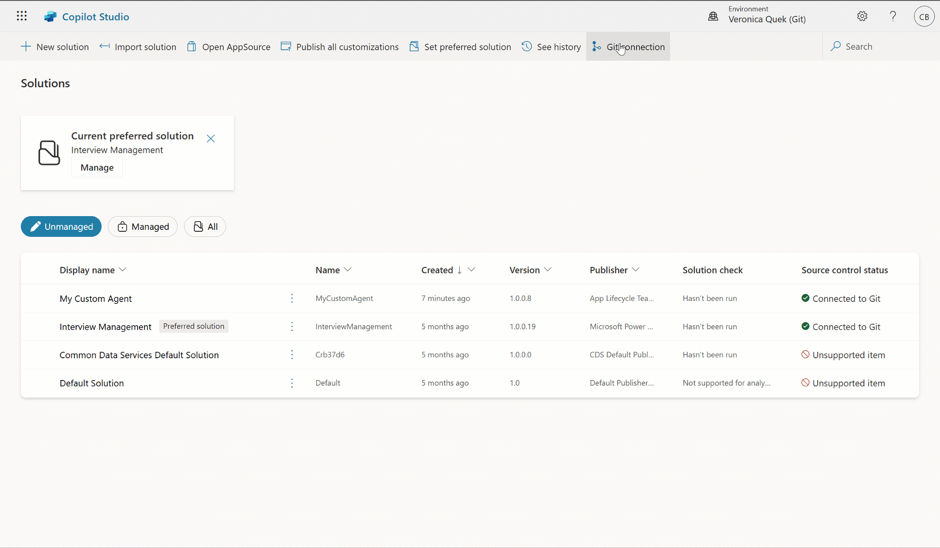 Git Integration GIF