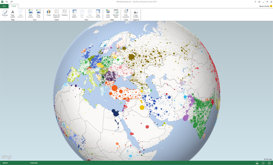 GeoFlow visualization