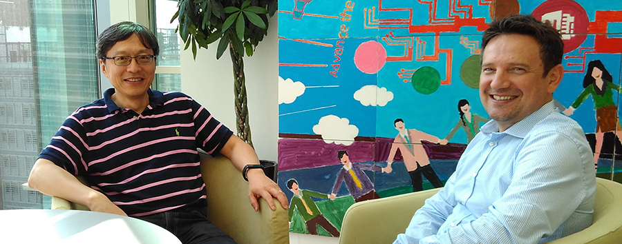 Dr. Chin Yew-Lin and Andrea Nanetti