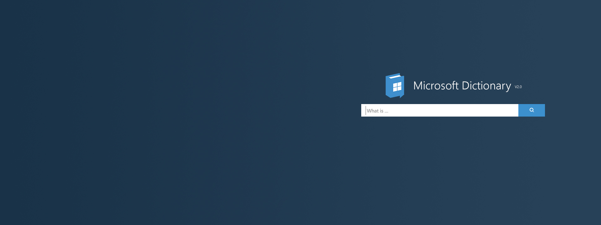 Microsoft Dictionary