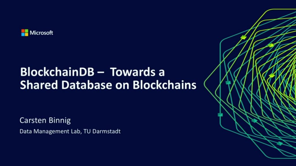 blockchaindb STILL