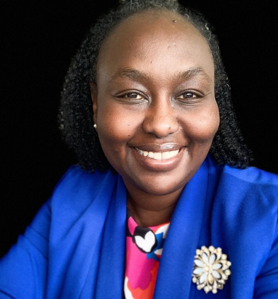 heashot photo of Jane Munga - June seminar speaker