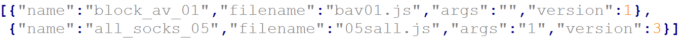 Configuration data exposing component and file names